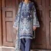 3-PC unstitched premium Pakistani salwar kameez`