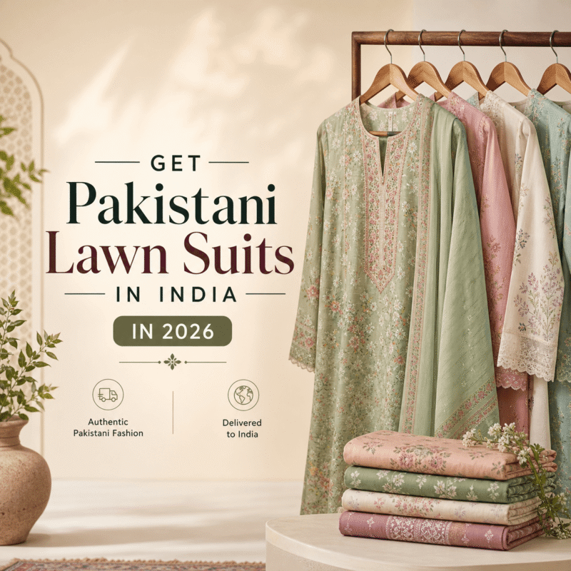 Pakistani lawn suits India