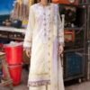 Soft cotton Pakistani lawn suit with chiffon dupatta