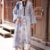 Lightweight Pakistani lawn suit with chiffon dupatta