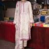 Stylish Pakistani lawn suit with chiffon dupatta