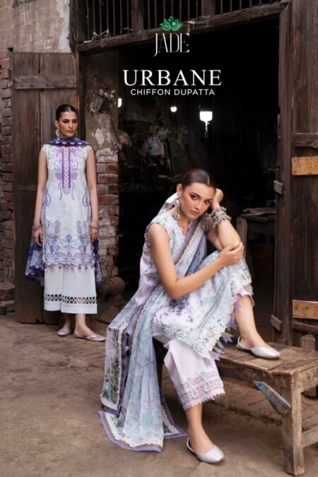 Urban Jade with Chiffon Dupatta 2026