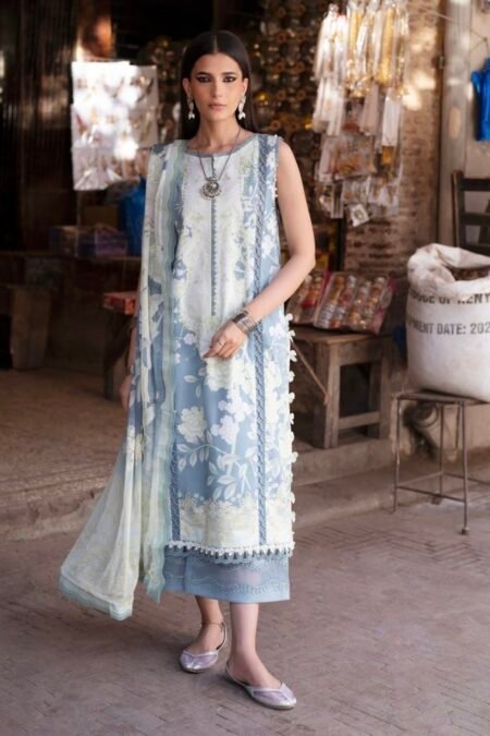white grey pakistani salwar kameez
