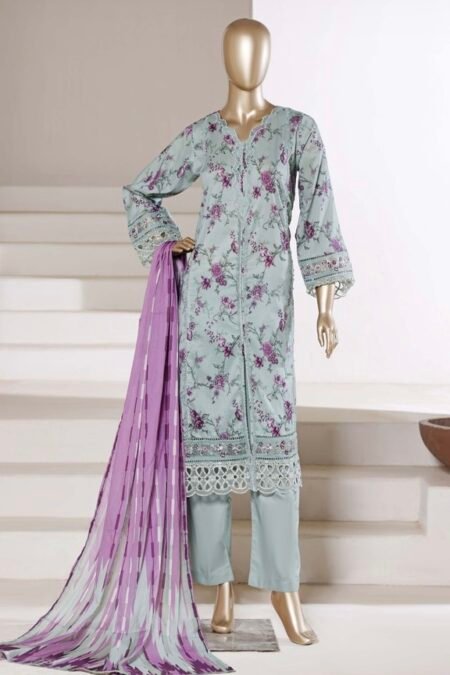 Ready To Wear Embroidered Lawn Salwar Suit