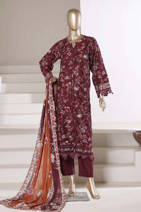 3-PC Ready to Wear Embroidered Pakistani Lawn Suit