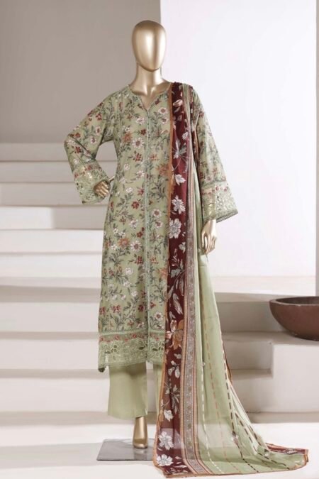 3-PC Ready to Wear Embroidered Pakistani Salwar Kameez